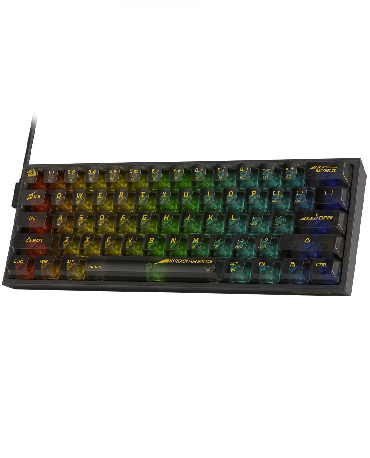 TECLADO MECANICO REDRAGON FIZZ K617 RGB NEGRO - Image 2