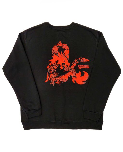 SUDADERA NEGRA WIZARDS OF THE COAST DUNGEONS AND DRAGONS MONSTRUOS CHICA - Image 2