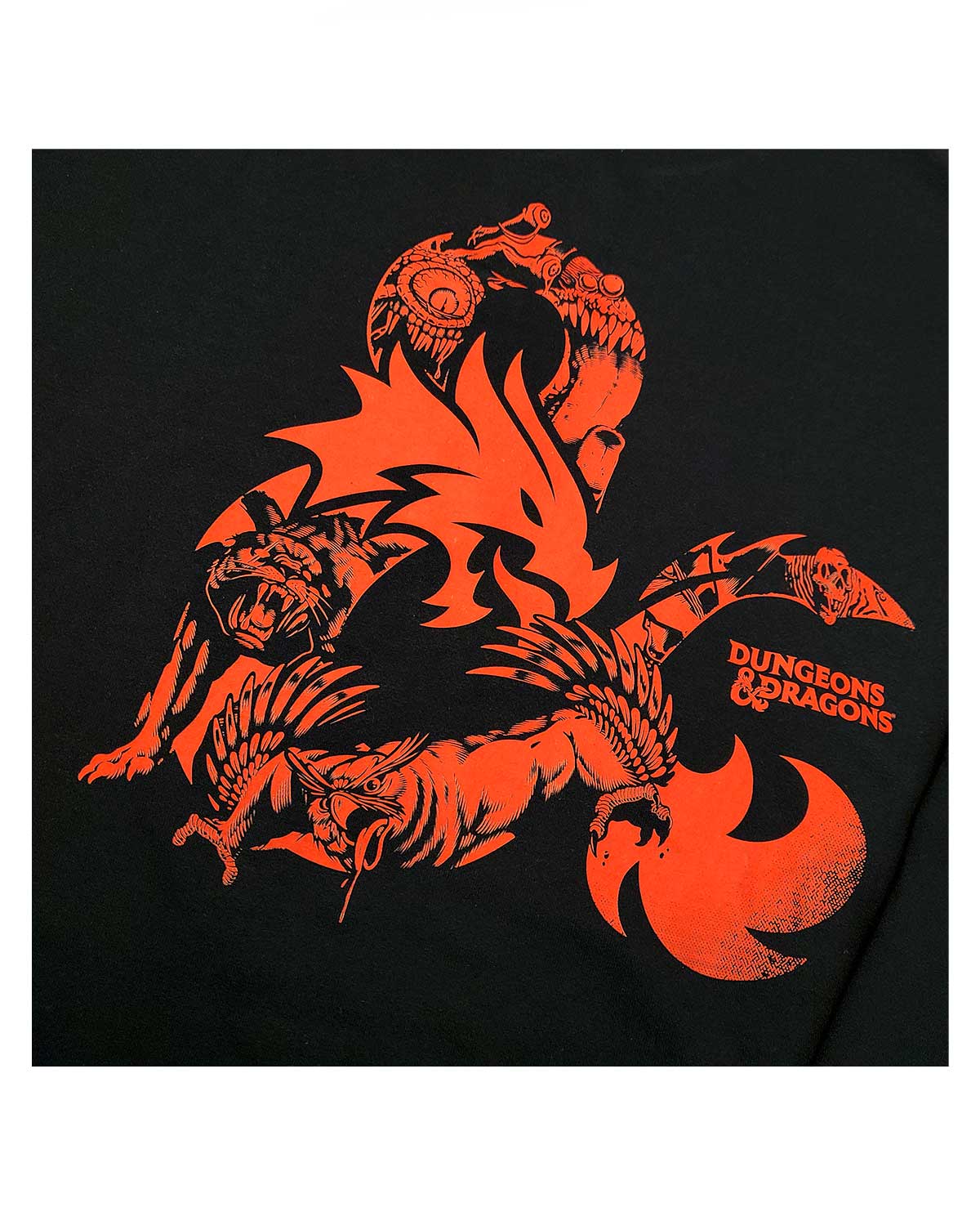 SUDADERA NEGRA WIZARDS OF THE COAST DUNGEONS AND DRAGONS MONSTRUOS GRANDE - Image 3