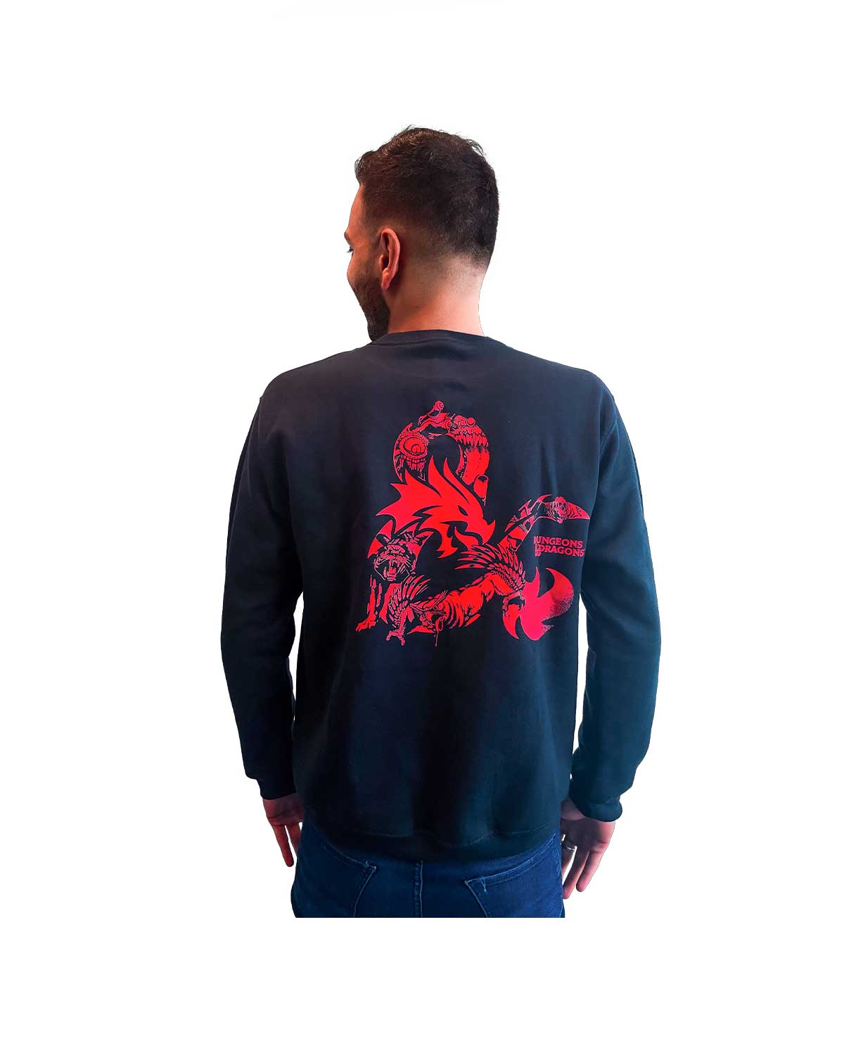 SUDADERA NEGRA WIZARDS OF THE COAST DUNGEONS AND DRAGONS MONSTRUOS GRANDE - Image 4