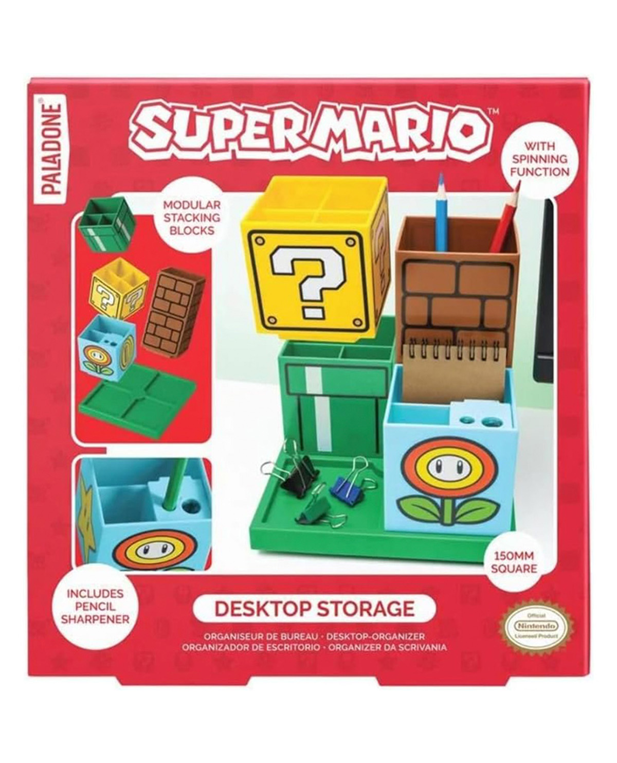 ORGANIZADOR DE ESCRITORIO SUPER MARIO BROS