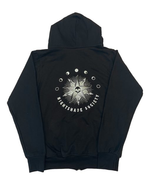 SUDADERA NEGRA MGM WEDNESDAY NIGHTSHADE SOCIETY CHICA - Image 2