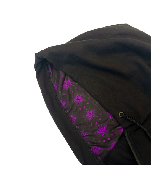 SUDADERA NEGRA MGM WEDNESDAY NIGHTSHADE SOCIETY CHICA - Image 3