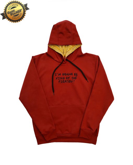 SUDADERA ROJA NETFLIX ONE PIECE LUFFY CHICA