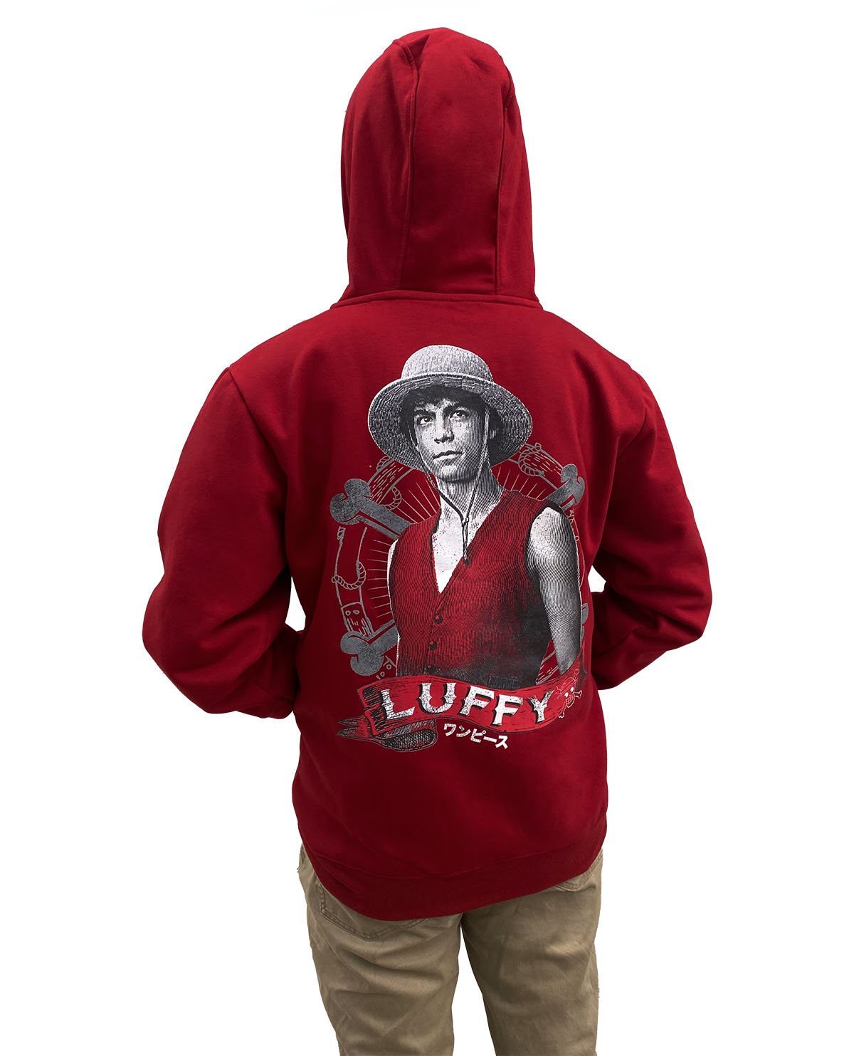 SUDADERA ROJA NETFLIX ONE PIECE LUFFY MEDIANA - Image 4