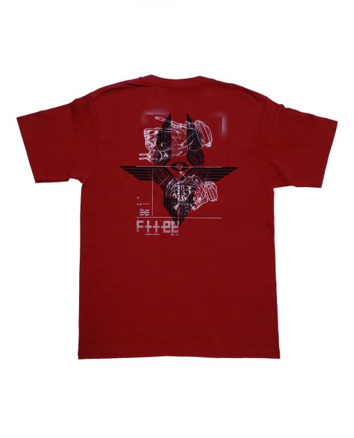 PLAYERA ROJA NETFLIX REBEL MOON IMPERIUM SPACESHIP CHICA - Image 2