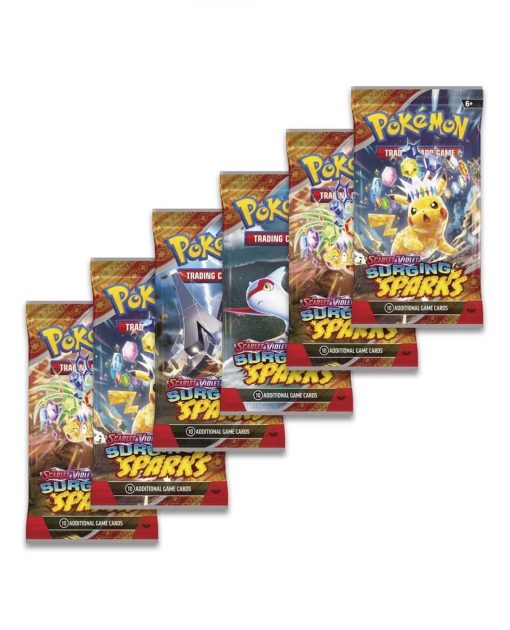 POKEMON TCG SCARLET AND VIOLET 08 SURGING SPARKS BOOSTER BUNDLE - Image 3