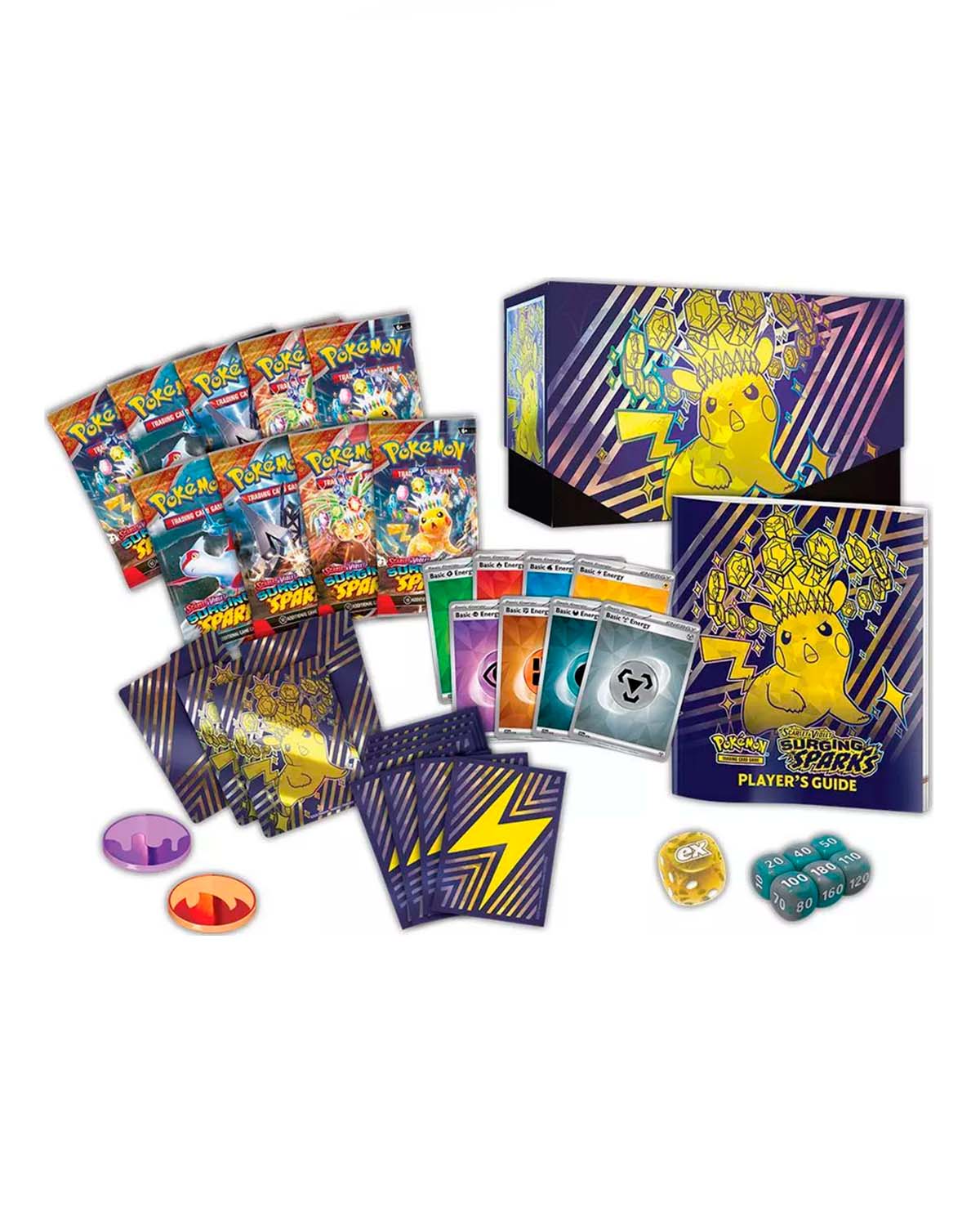 POKEMON TCG SCARLET AND VIOLET 08 SURGING SPARKS ELITE TRAINER BOX - Image 3