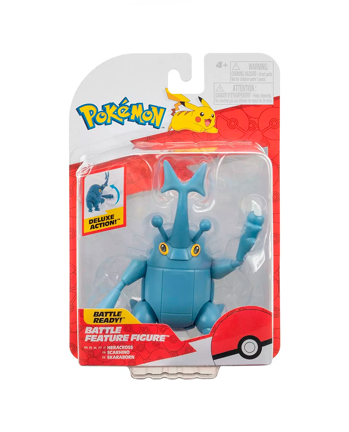 FIGURA POKEMON BATTLE 4.5 PULGADAS HERACROSS - Image 3