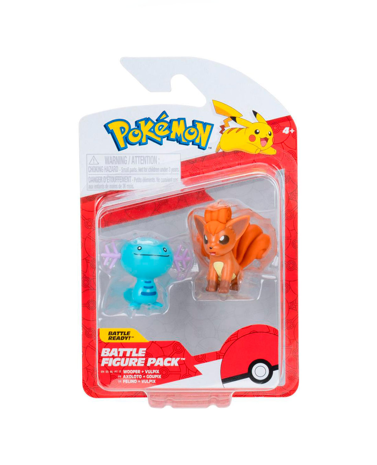 FIGURA POKEMON BATTLE 2.3 PULGADAS WOOPER AND VULPIX 2 PACK - Image 2