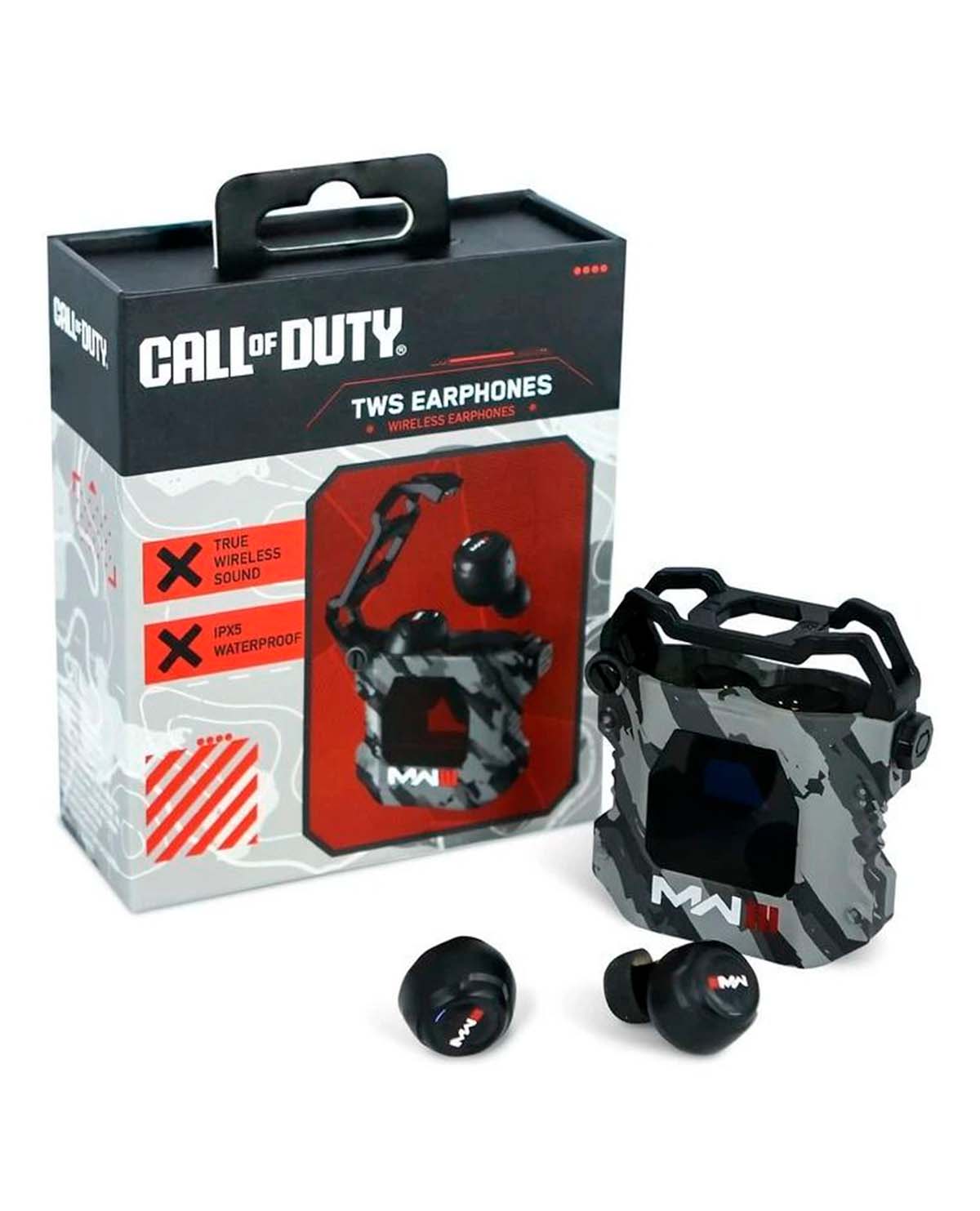AUDIFONOS CALL OF DUTY TWS EARPHONES GREY CAMO - Image 2
