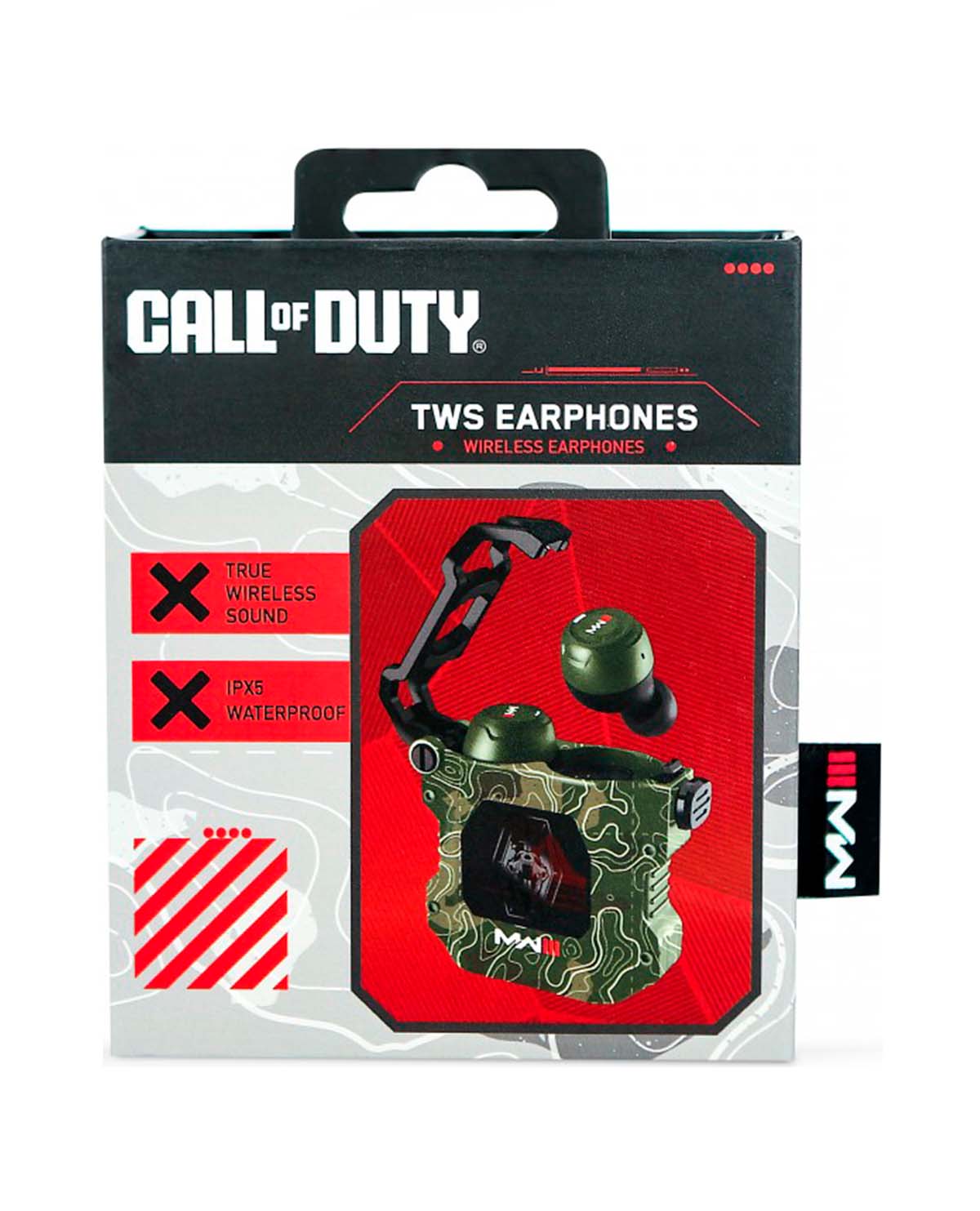 AUDIFONOS CALL OF DUTY MW3 TWS EARPHONES OLIVE CAMO - Image 4