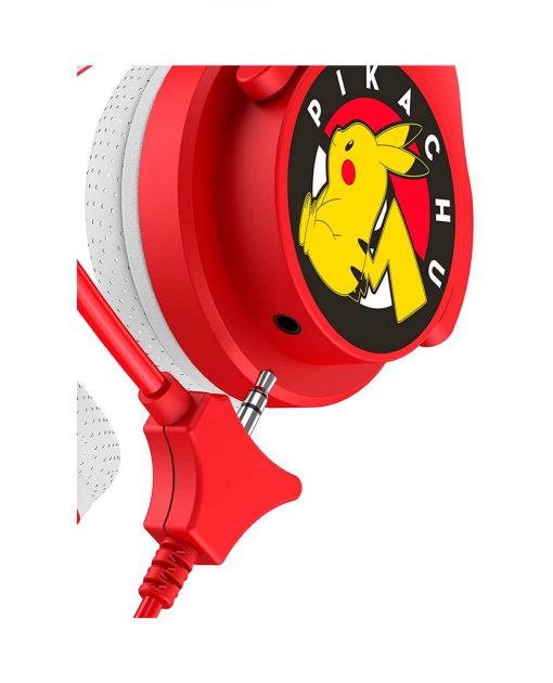 HEADSET OTL TECHNOLOGIES POKEMON PIKACHU RED - Image 2