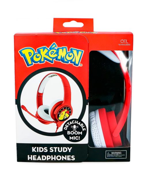 HEADSET OTL TECHNOLOGIES POKEMON PIKACHU RED - Image 3