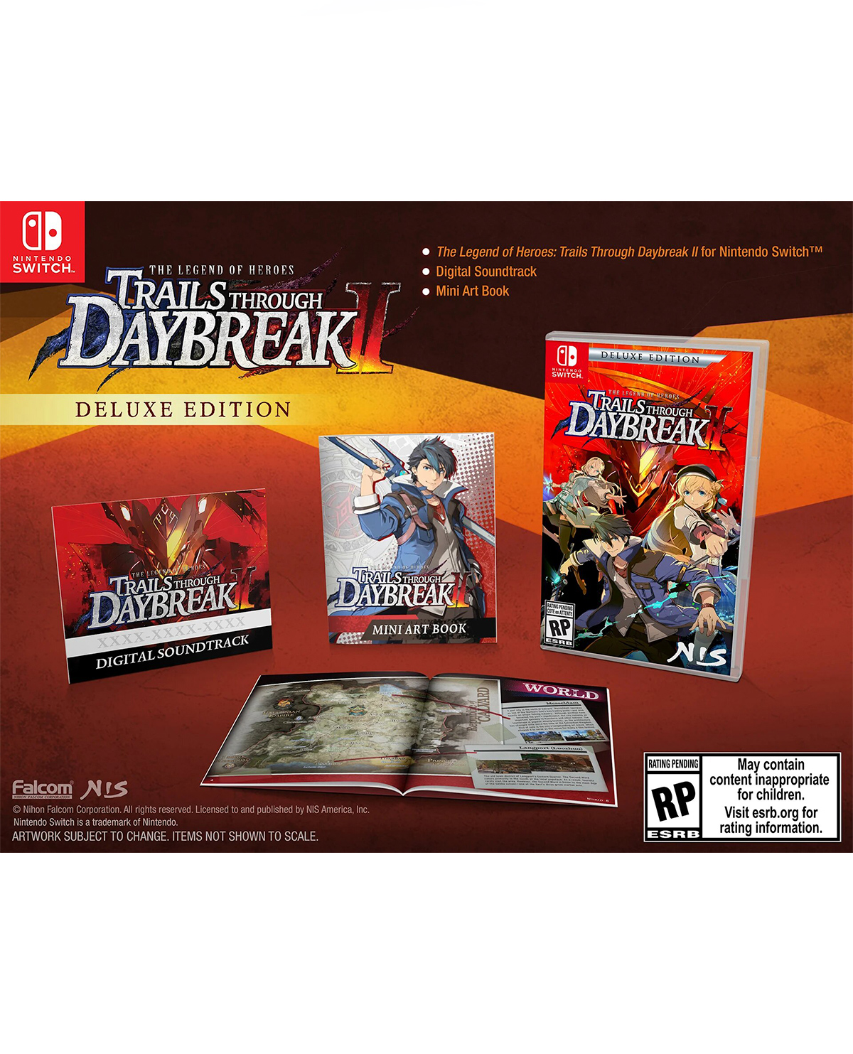THE LEGEND OF HEROES TRAILS TROUGH DAYBREAK II DELUXE EDITION - Image 2