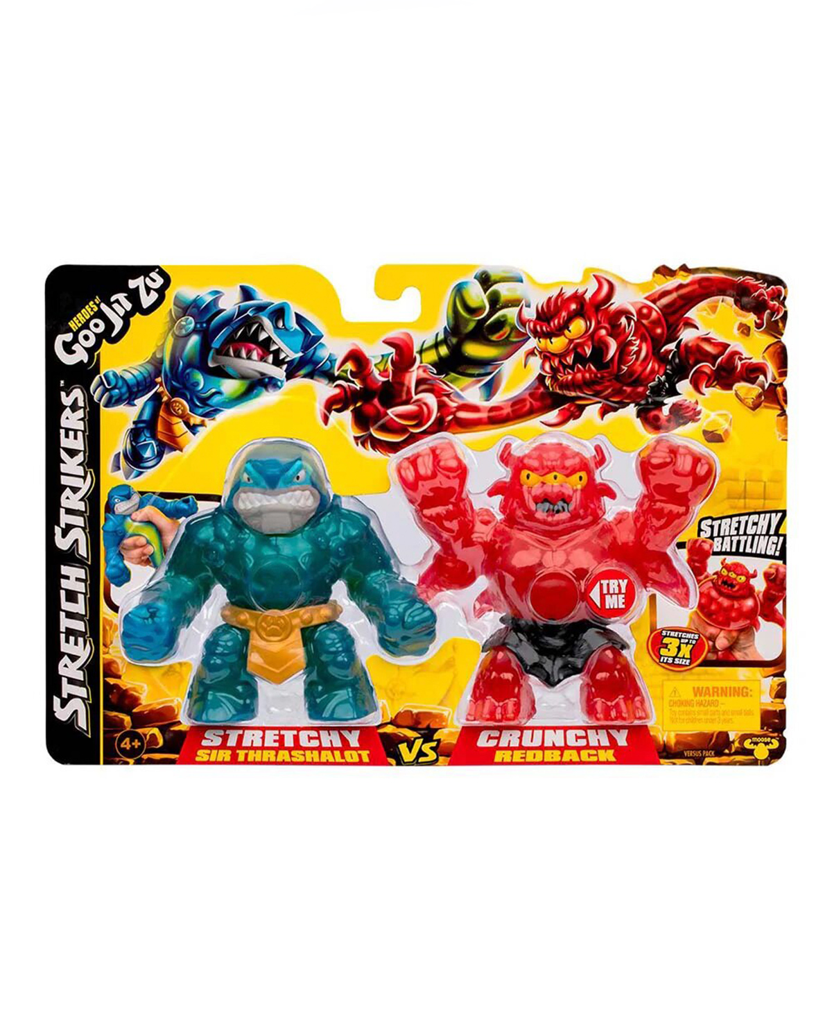 FIGURA DE ACCION ELASTICA GOO JIT ZOO STRIKERS 2 PACK
