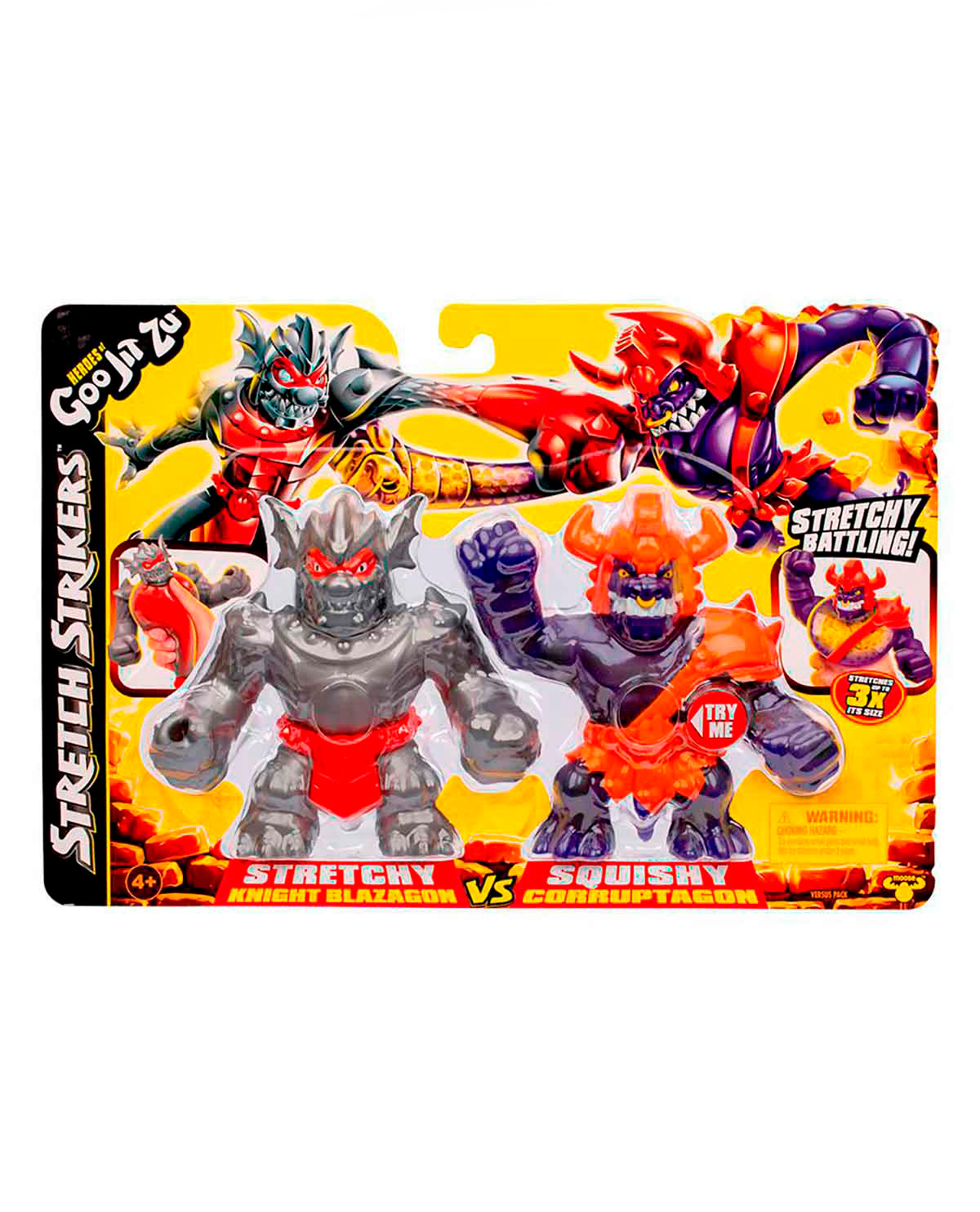 FIGURA DE ACCION ELASTICA GOO JIT ZOO STRIKERS 2 PACK - Image 2