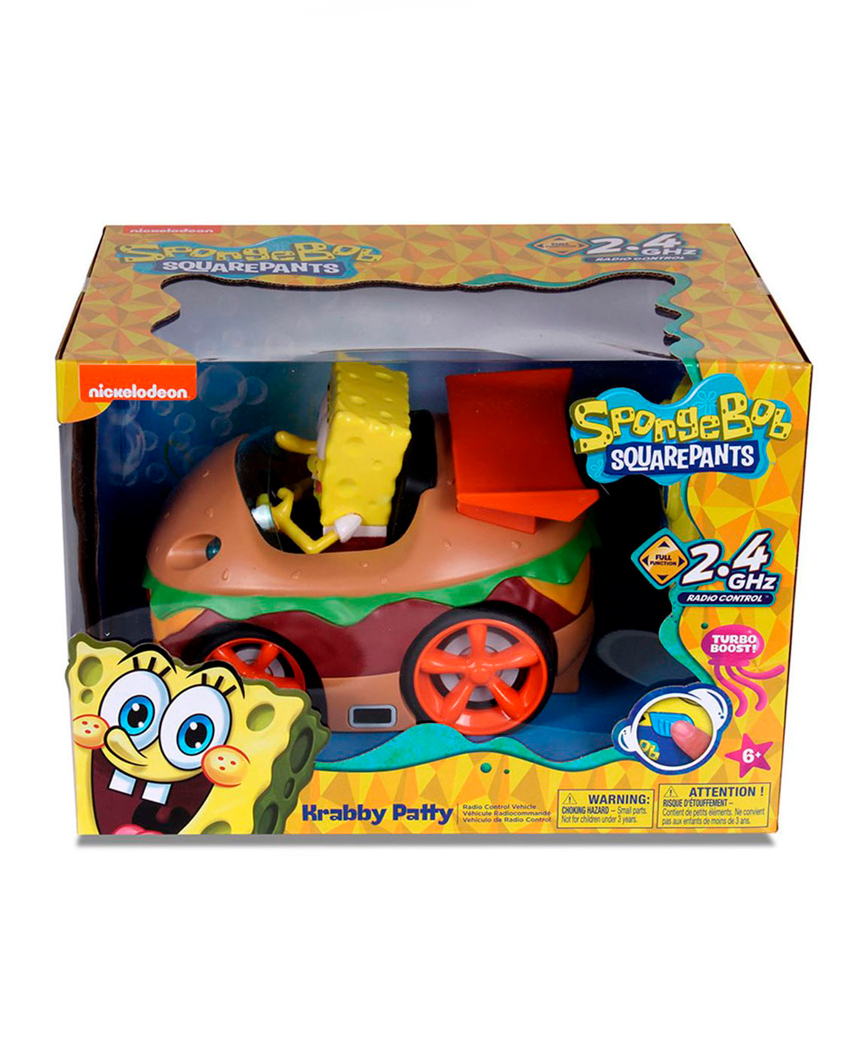 VEHICULO RADIO CONTROL BOB ESPONJA KRABBYPATTY 2.4 GHZ - Image 2