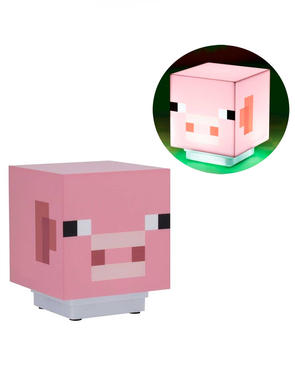 LAMPARA MINECRAFT CERDO