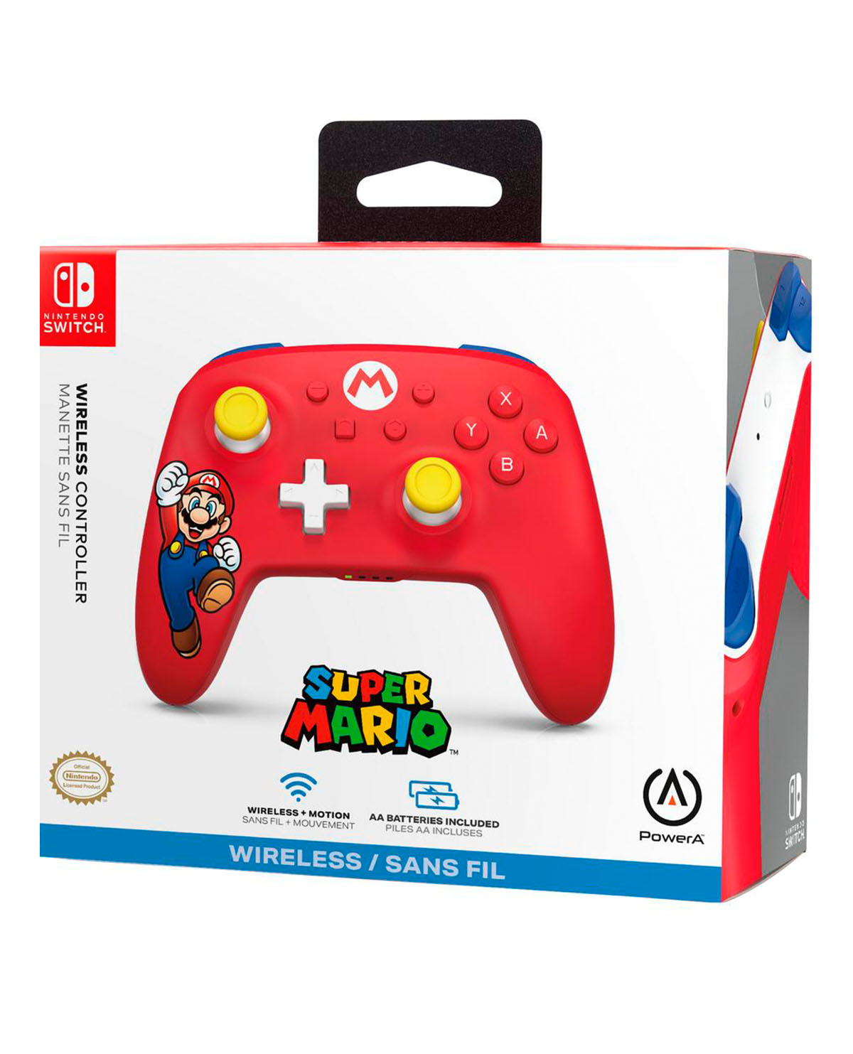CONTROL NINTENDO SWITCH INALAMBRICO POWER A CORE MARIO JOY - Image 4