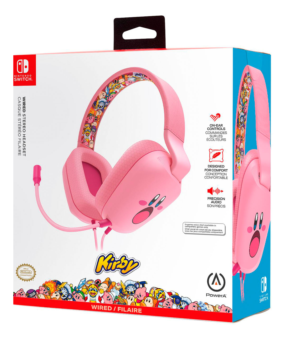 HEADSET ESTEREO NINTENDO SWITCH POWER A KIRBY MOUNTHFUL - Image 3