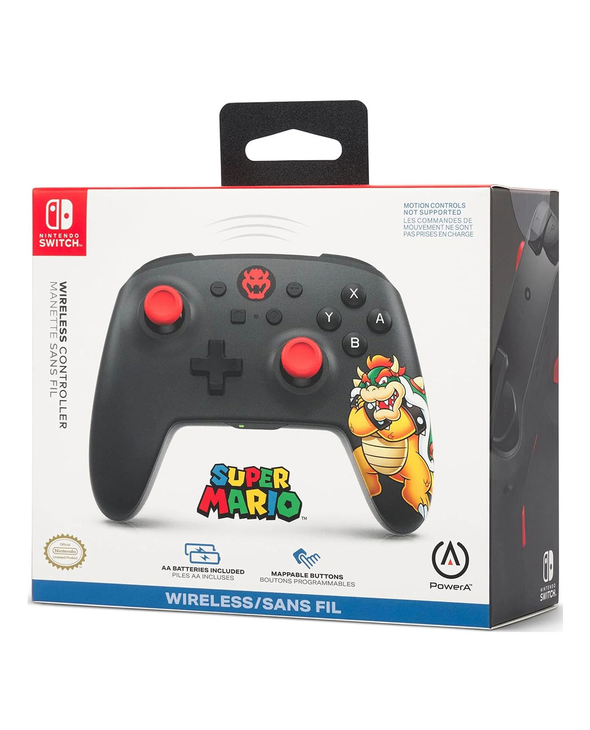 CONTROL NINTENDO SWITCH INALAMBRICO POWER A CORE BOWSER - Image 2