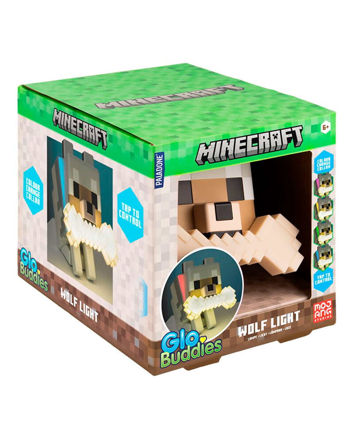 LAMPARA DE MESA MINECRAFT LOBO GLO BUDDIES - Image 3