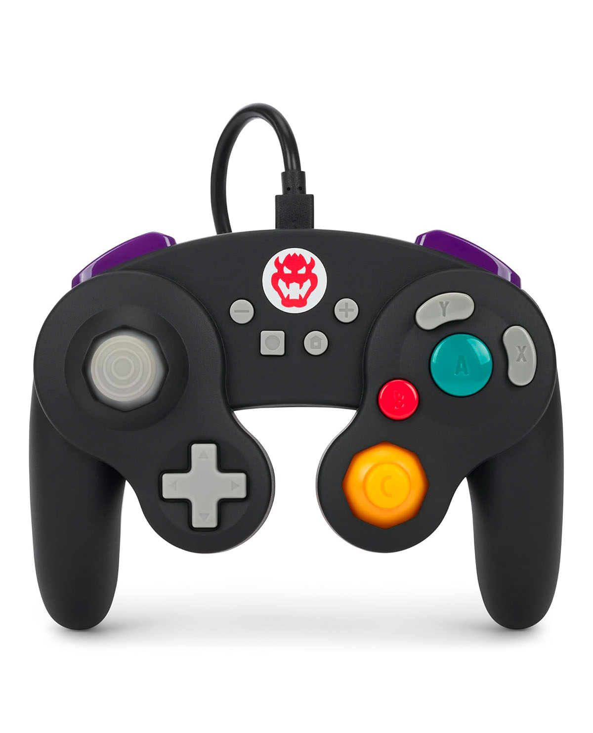 CONTROL NINTENDO SWITCH ALAMBRICO POWER A GAMECUBE BOWSER