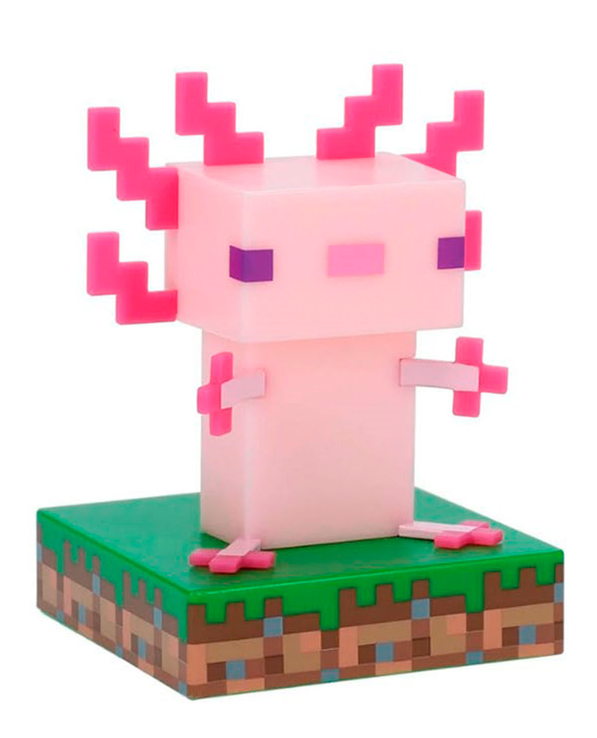 LAMPARA MINECRAFT AXOLOTL ICON V2