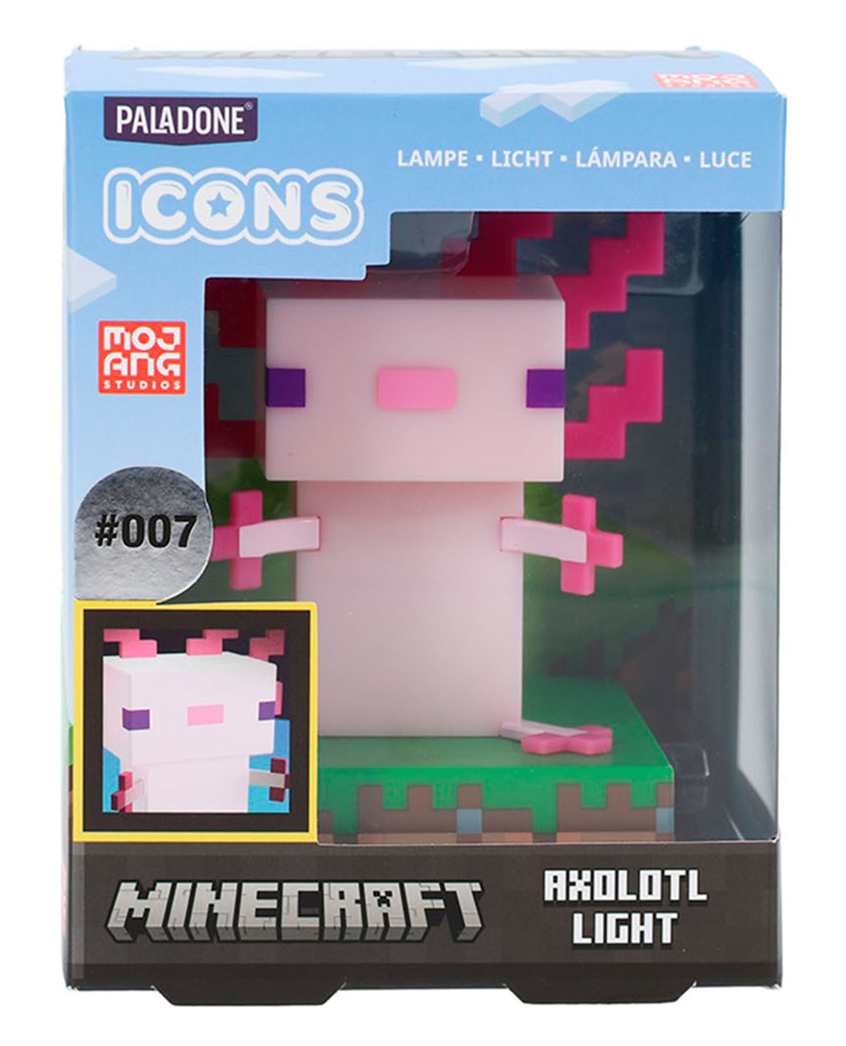LAMPARA MINECRAFT AXOLOTL ICON V2 - Image 2