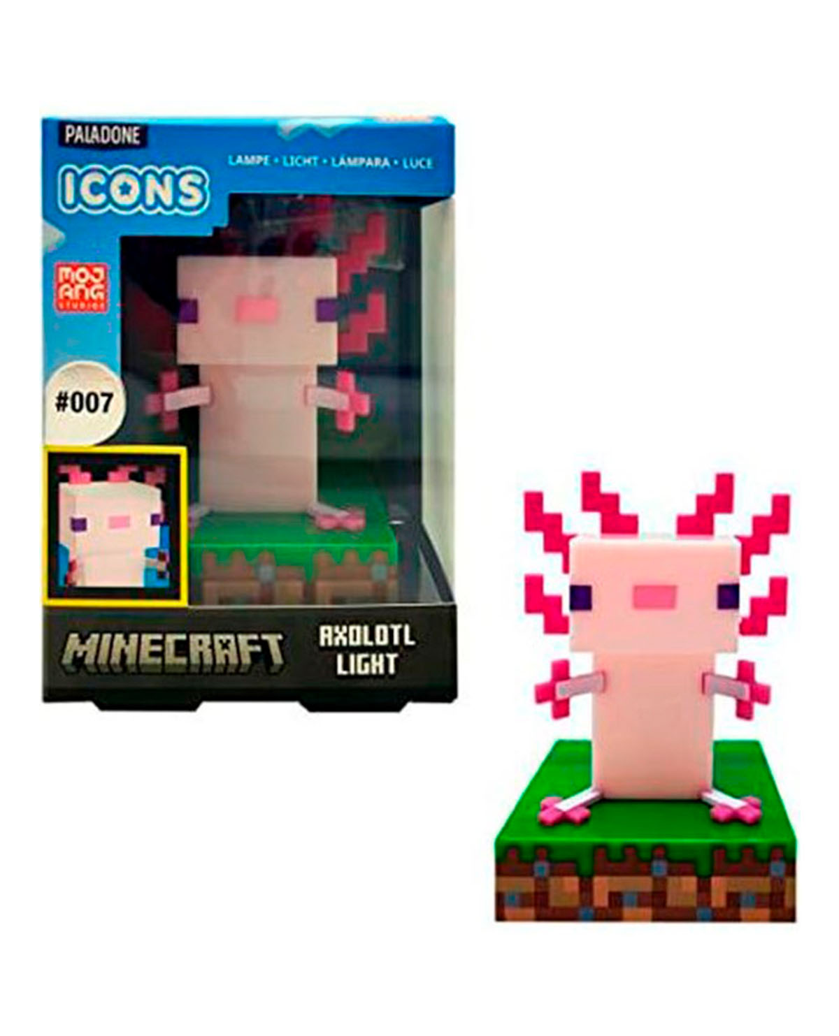 LAMPARA MINECRAFT AXOLOTL ICON V2 - Image 3