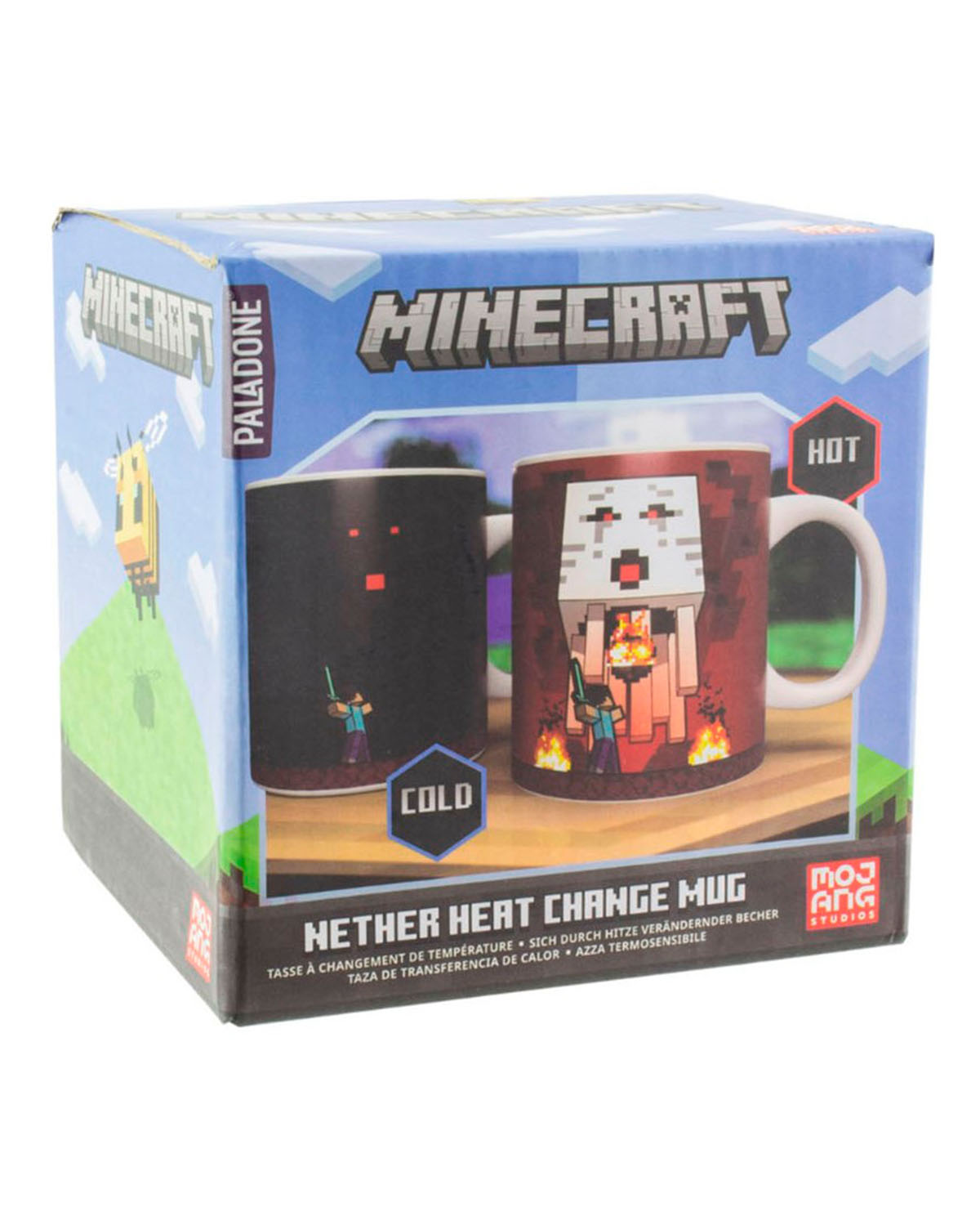 TAZA DE CERAMICA SENSIBLE AL CALOR MINECRAFT NETHER - Image 3