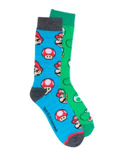 SET DE CALCETAS SUPER MARIO BROS MARIO Y YOSHI
