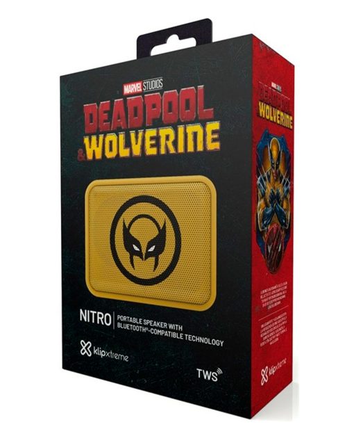 MINI PARLANTE NITRO XTECH BLUETOOTH WOLVERINE - Image 2