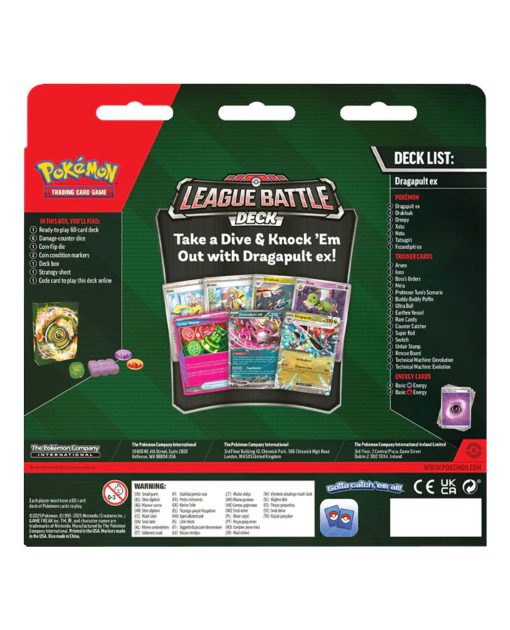 POKEMON TRADING CARD GAME DRAGAPULT EX LEAGUE BATTLE DECK - Image 2
