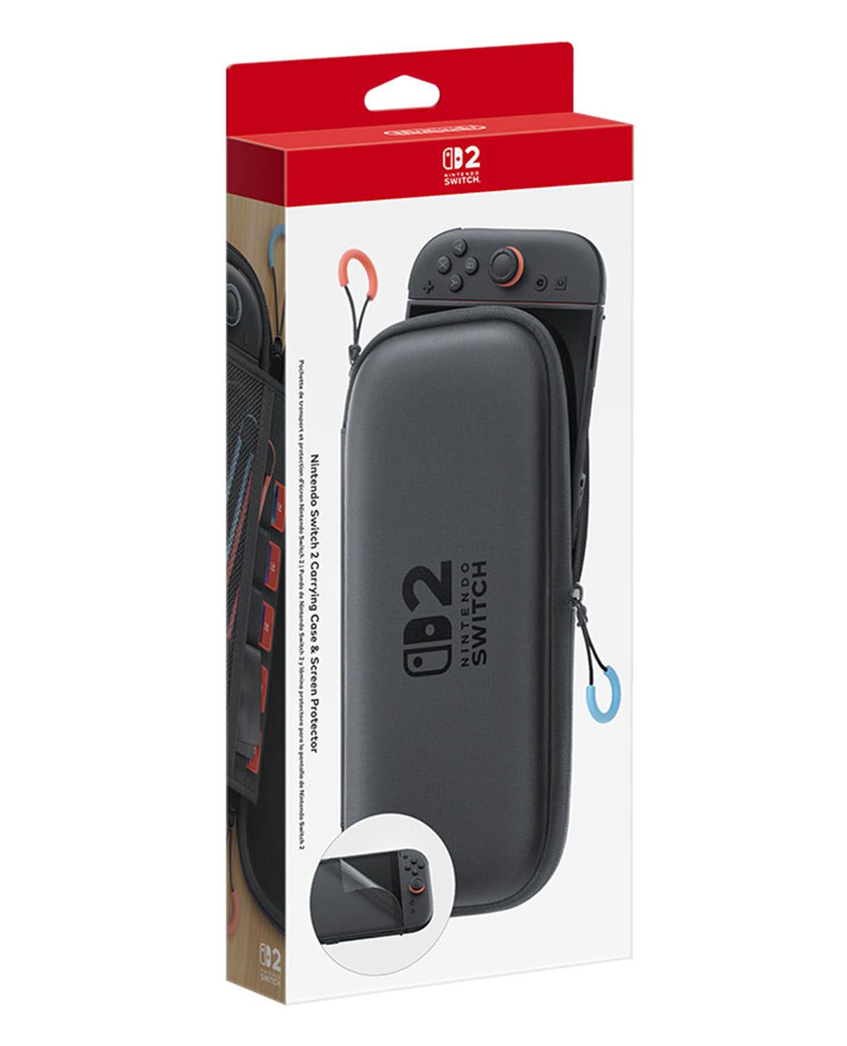 ESTUCHE RIGIDO Y PROTECTOR DE PANTALLA NINTENDO SWITCH 2