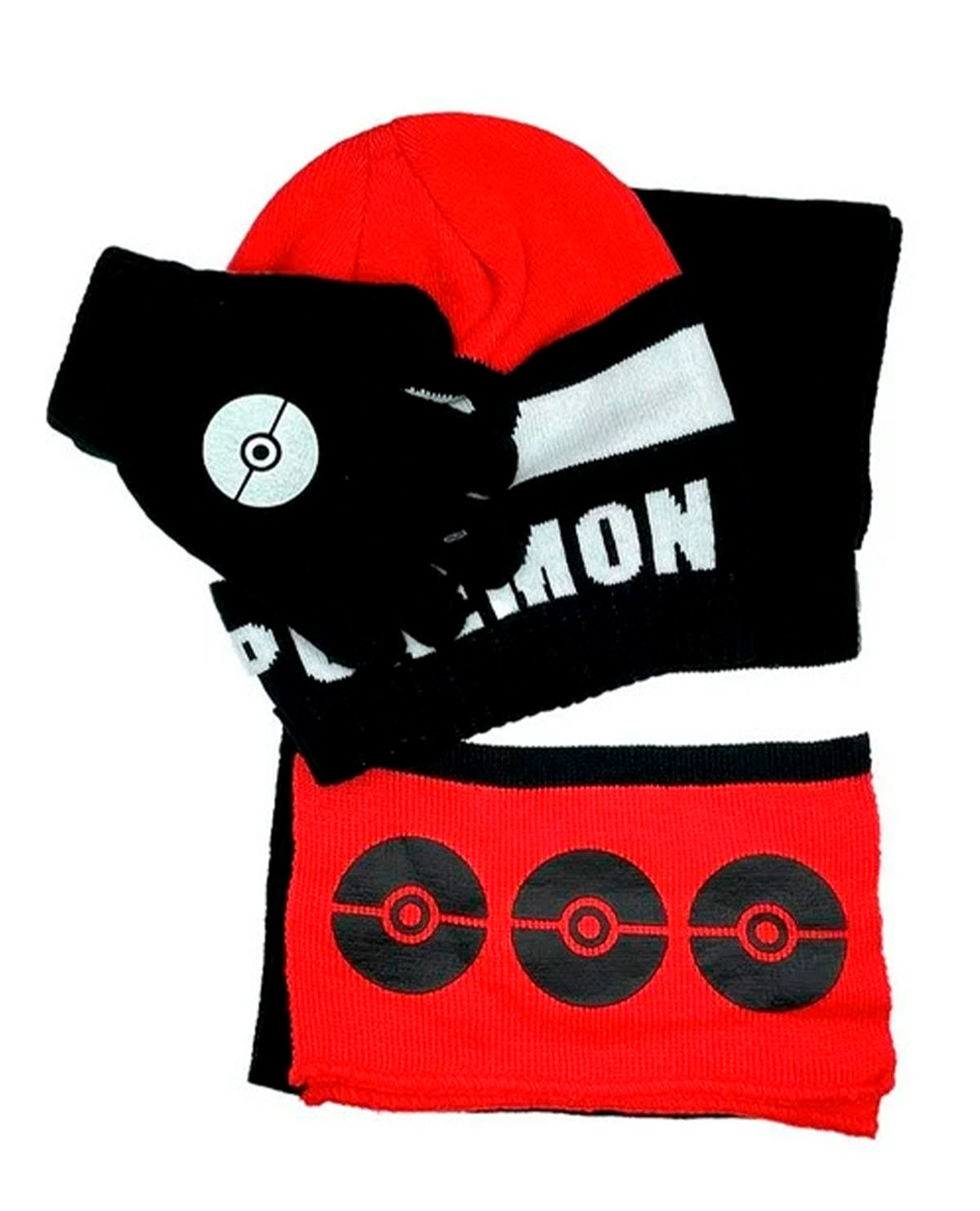 GORRO Y GUANTES POKEMON