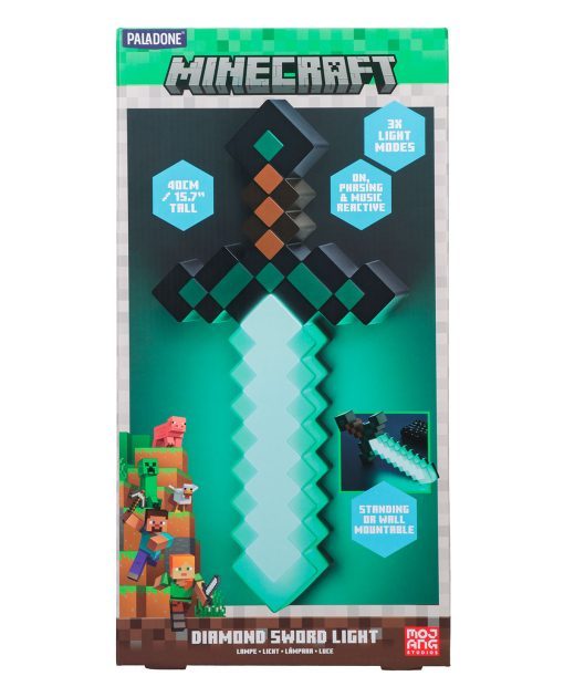 LAMPARA MINECRAFT DIAMOND SWORD - Image 3