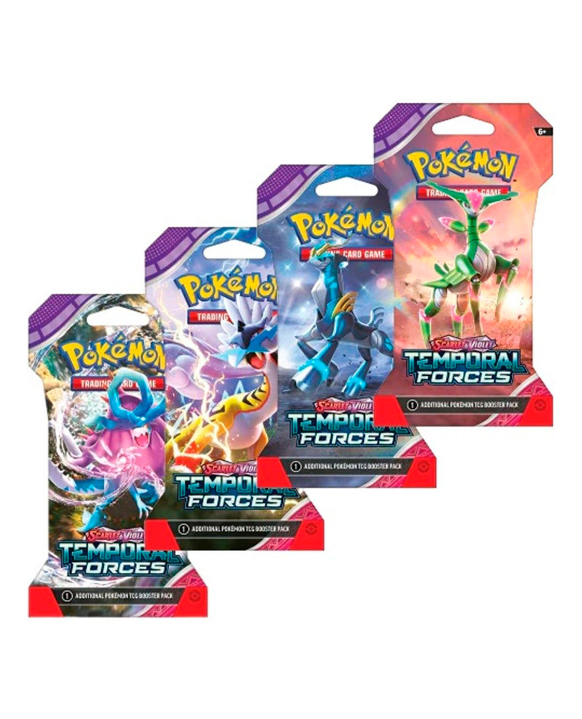 POKEMON TRADING CARD GAME SLEEVED BOOSTER TEMPORAL FORCES - Image 2