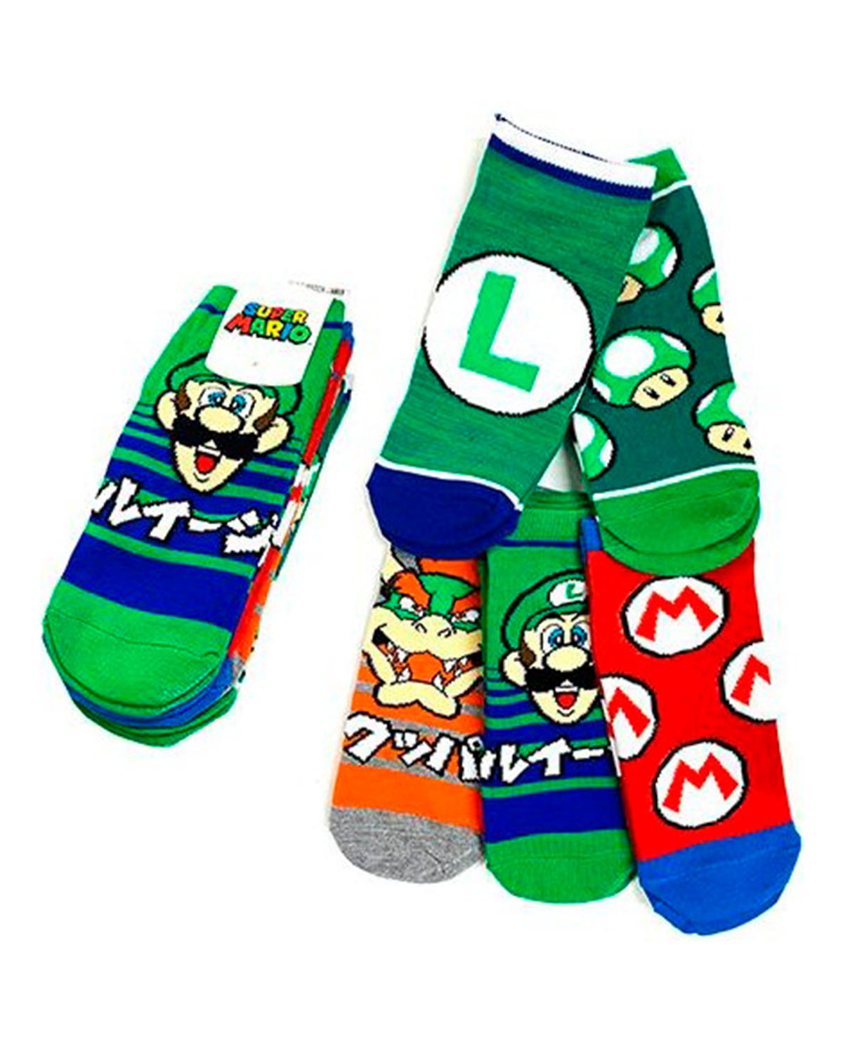 CALCETAS SUPER MARIO BROS 5 PACK TINES - Image 2