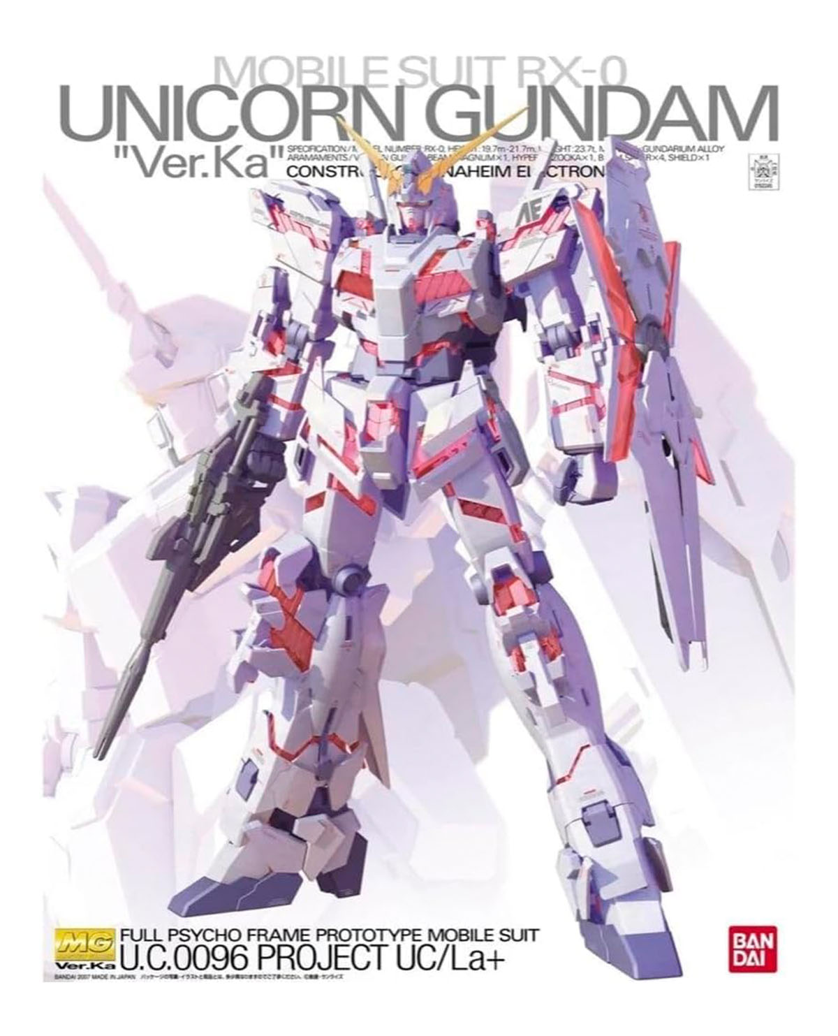 FIGURA BANDAI HOBBY GUNDAM UNICORN MG - Image 4