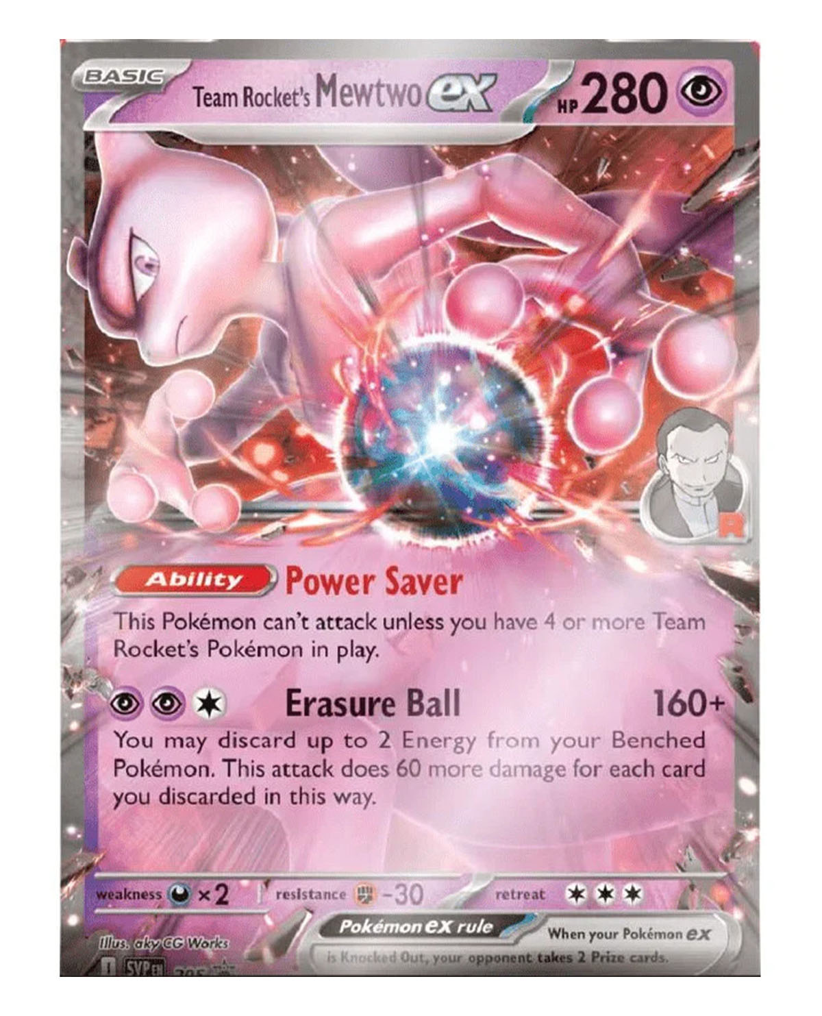 POKEMON TCG TEAM ROCKETS MEWTWO EX BOX - Image 2