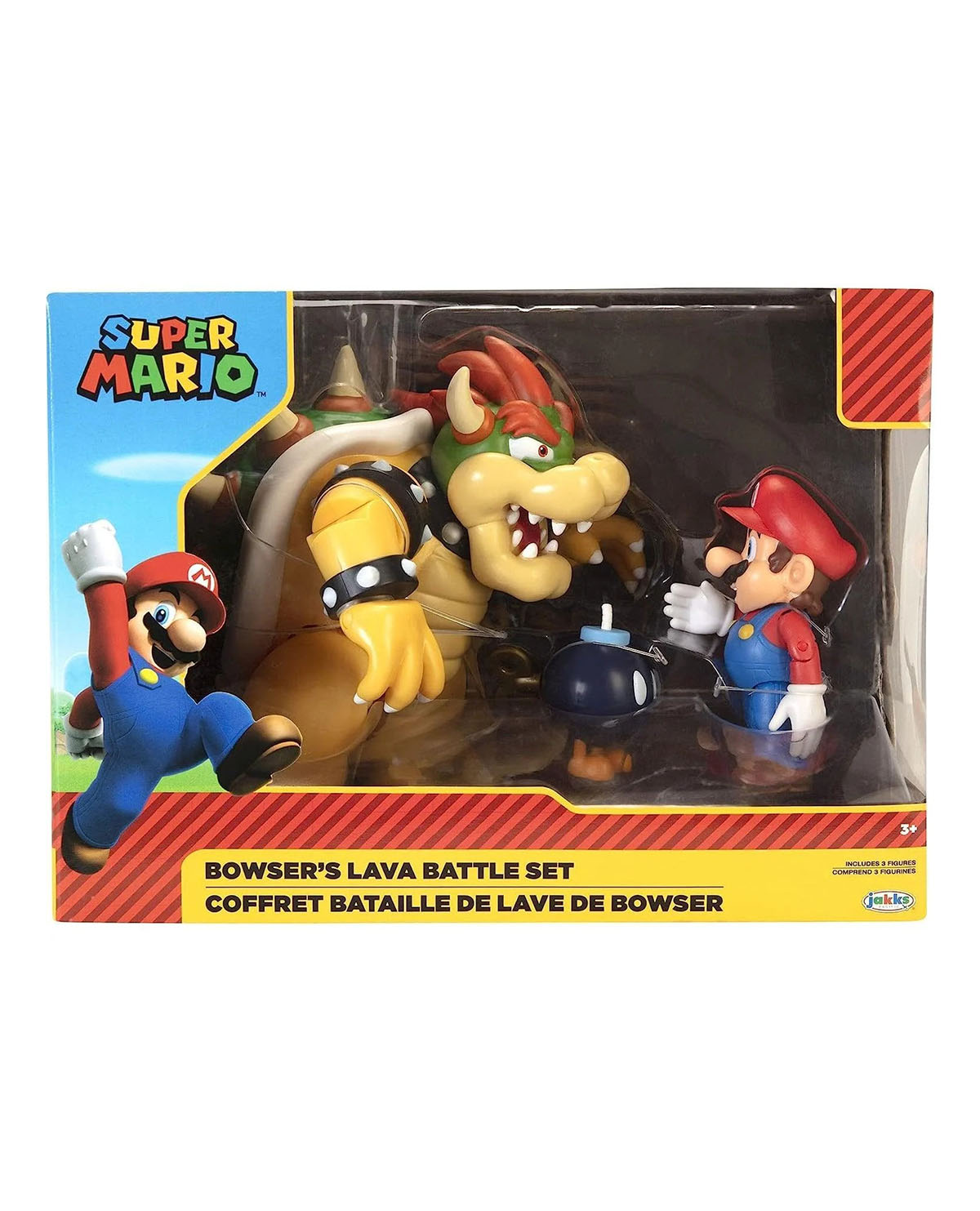 SET JAKKS MARIO BROS BATALLA DE LAVA BOWSER - Image 2