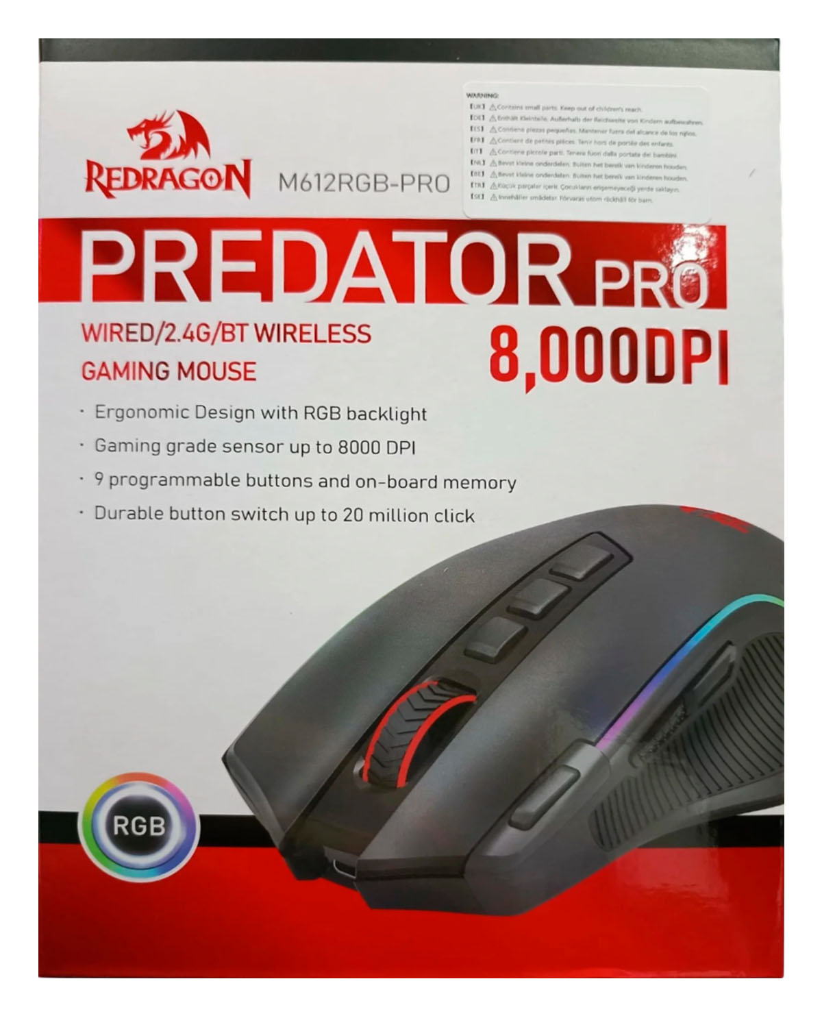 MOUSE REDRAGON M612 PRO PREDATOR - Image 4