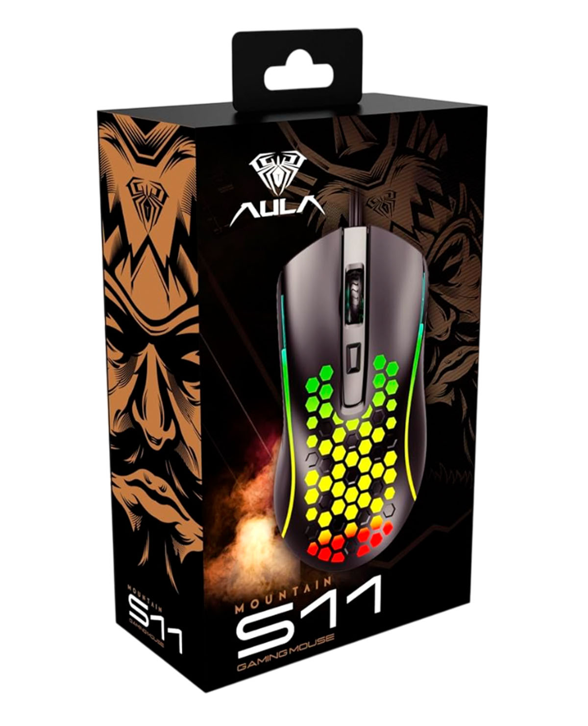 MOUSE AULA S11 NEGRO 3600 DPI - Image 2