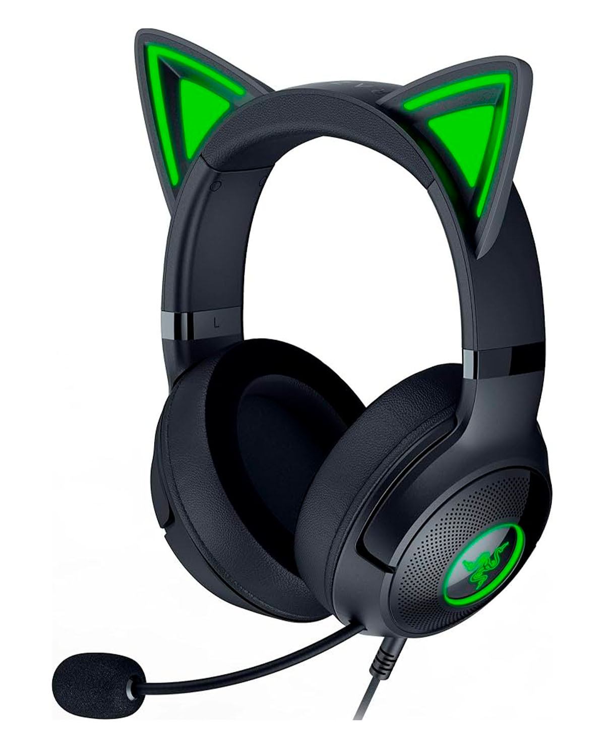 HEADSET ALAMBRICO RAZER KRAKEN KITTY V2 BLACK - Image 3