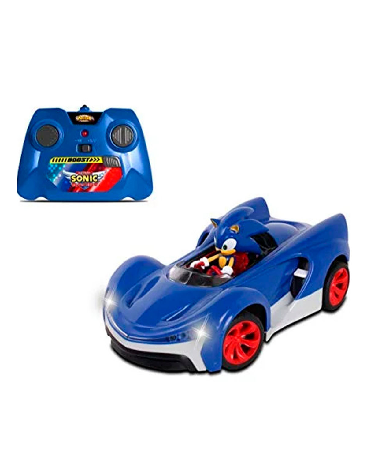 VEHICULO RADIO CONTROL SONIC THE HEDGEHOG TURBO BOOST 2.4 GHZ