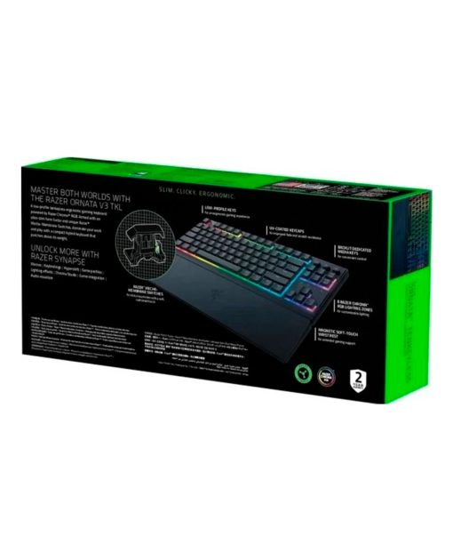 TECLADO RAZER MEMBRANA ORNATA V3 LOW PROFILE MEMBRANA - Image 4