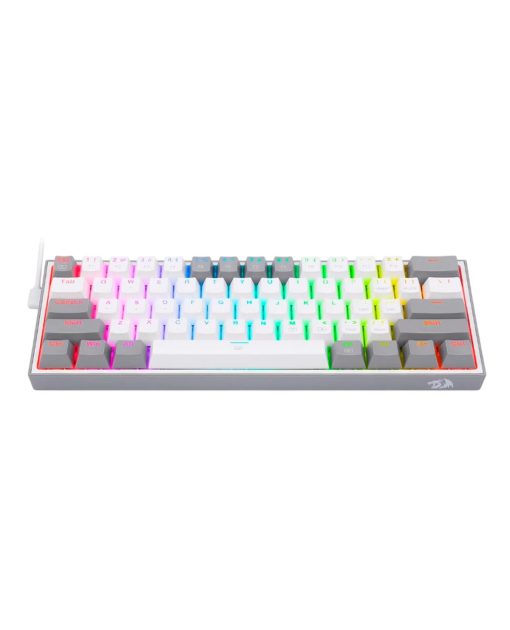 TECLADO REDRAGON K617 BLANCO GRIS - Image 2