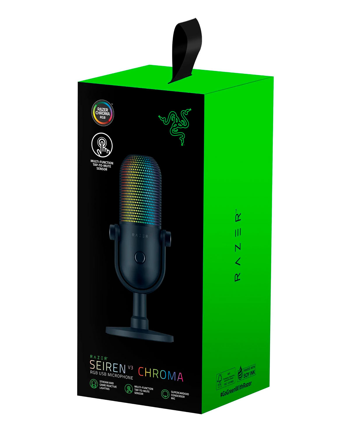 MICROFONO RAZER SEIREN V3 CHROMA NEGRO - Image 4